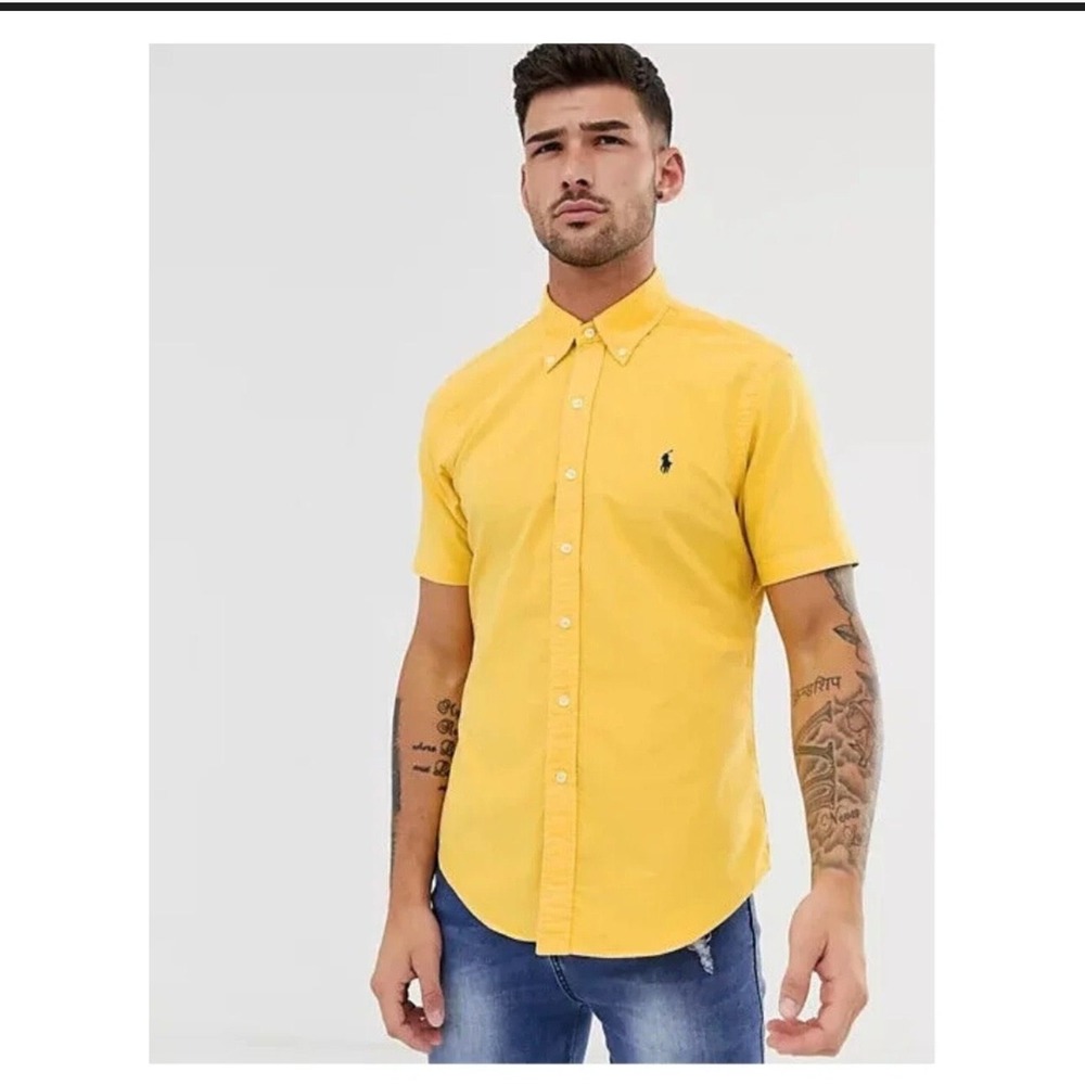 Ralph Lauren Classic Fit Button Down Shirt Preppy Old Money Easter Country‎ Club